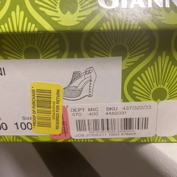 Gianni Bini Brown Sandals size 10 - Picture 4 of 4